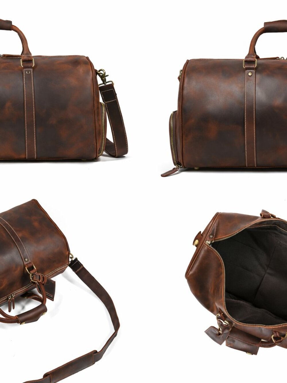 Saddle Weekender Bag (Vintage) 20”*10.5”*10.5” inches (L*W*H) - Picture 4 of 10